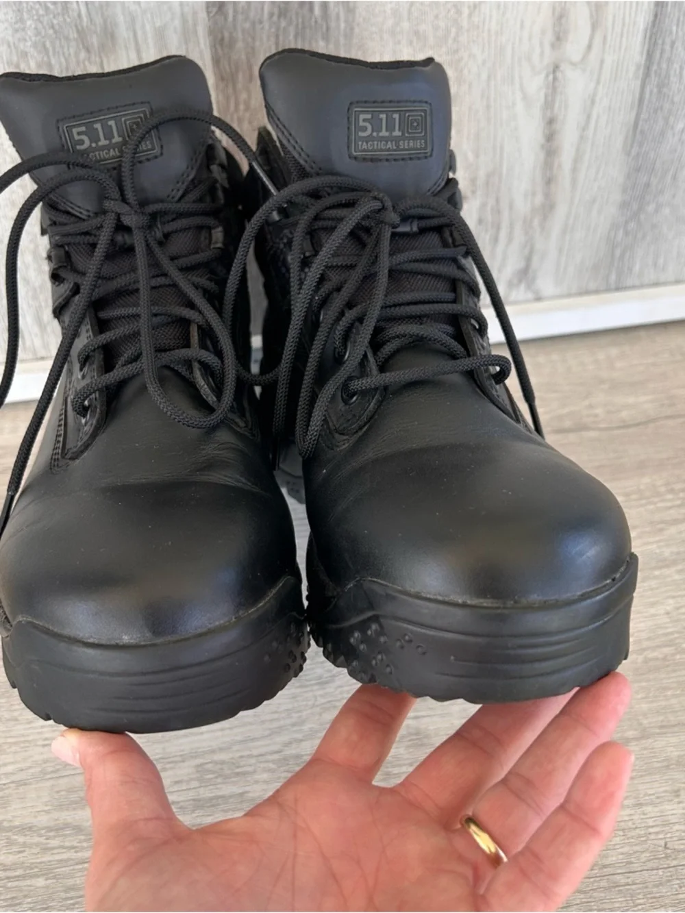 5.11 Tactical Boots A.T.A.C.  6” Storm Boots Mens US 10 R Black Lightweight